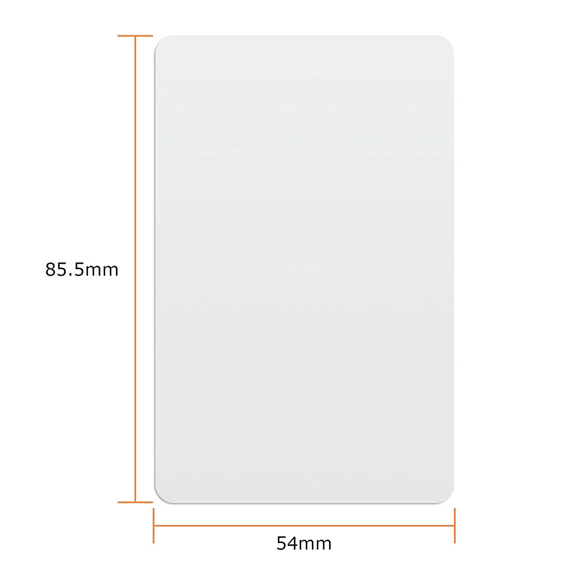 200 Unidades de Tarjetas PVC en Blanco CR80 - Tarjetas de Identificación de Plástico para Negocios, Compatibles Con Impresoras de Identificación - 30