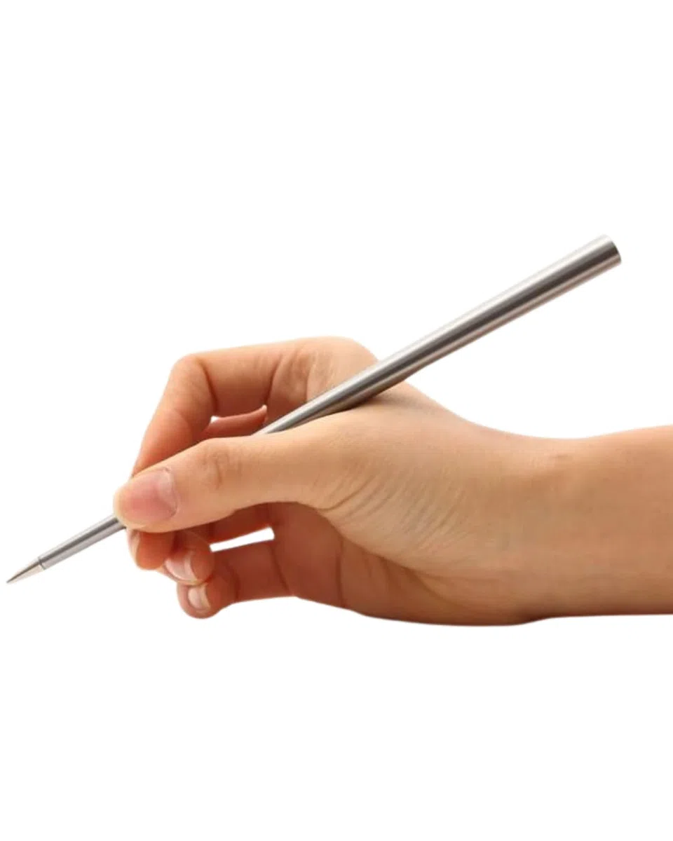 Prima Stilo con punta de Ethergraf - Satinado - Plata