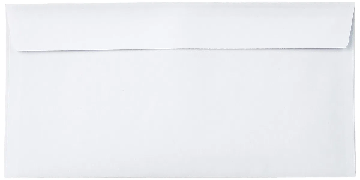 Blake Purely Everyday DL - Sobres autoadhesivos de 110 x 220 mm y 75 g/m² con ventana izquierda (22774) - Caja de 500