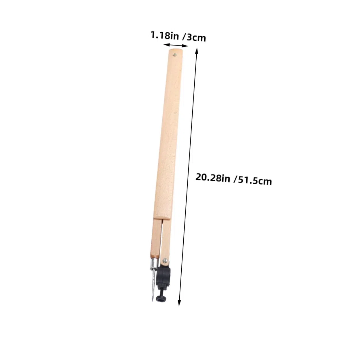 Operitacx 3 Piezas Compás de Madera para Geometría Escolar Herramienta de Enseñanza para Matemáticas y Física para Profesores Aula Diseño de Precisión Herramienta Didáctica para Dibujo y