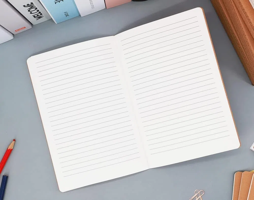 Paquete de 24 cuadernos diarios para viajeros, estudiantes y oficina, agenda de escritura con papel grueso, 60 páginas, 30 hojas, 8.3 x 5.5 pulgadas, tamaño A5, juego de diario de viaje. (Líneas)