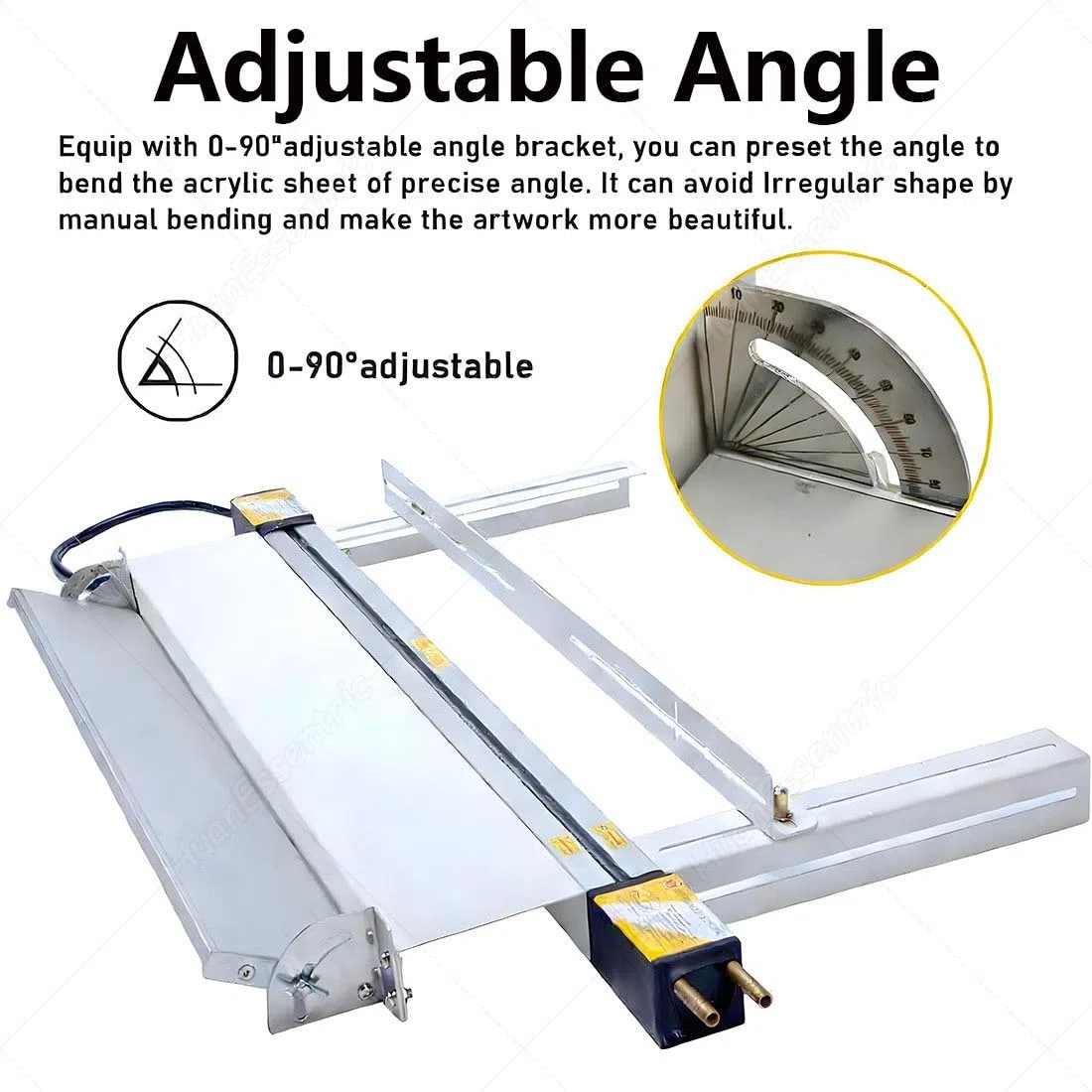 Dobladora de plástico de PVC acrílico, herramienta de doblado en caliente para platos orgánicos, fabricación de carteles, 125 cm