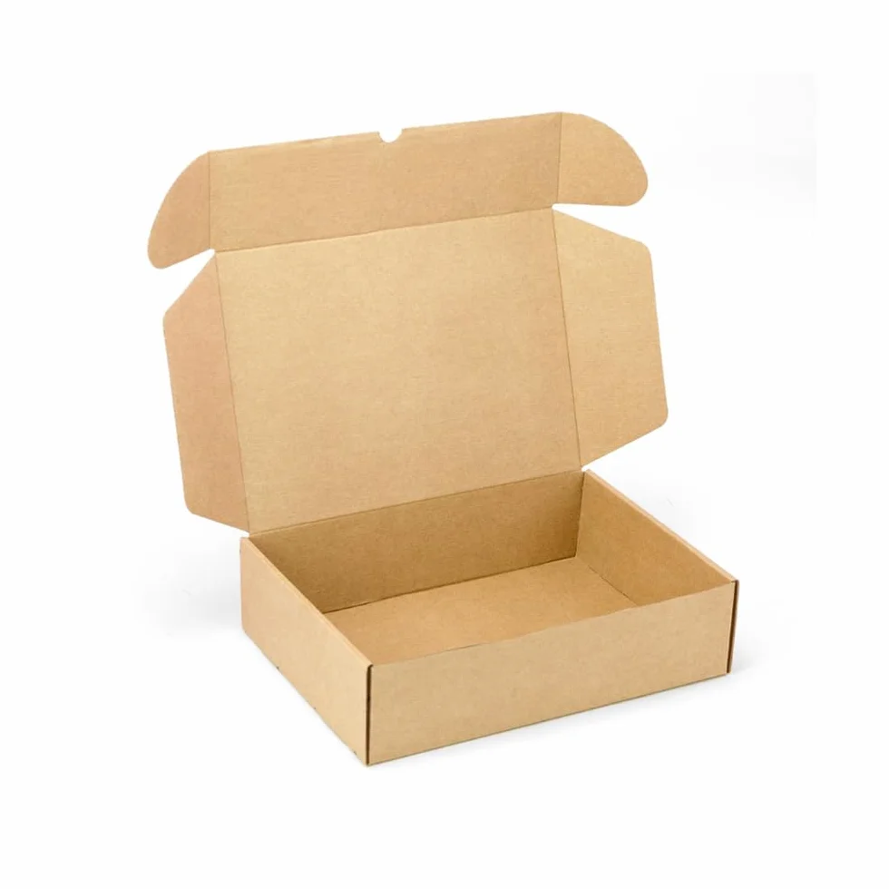 Pack 10 Cajas Cartón Kraft Automontables con Tapa – Doble Pared, Resistentes para Envíos, Ecommerce y Mensajería con medidas 42x32x10 cm
