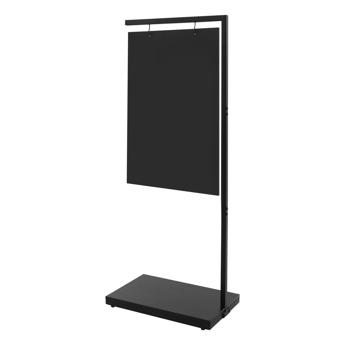 Pizarra de tiza, 38 x 30 x 110 cm, grande, de pie, cartel exterior para cafetería, cartel portátil de doble cara para colocar mensajes publicitarios