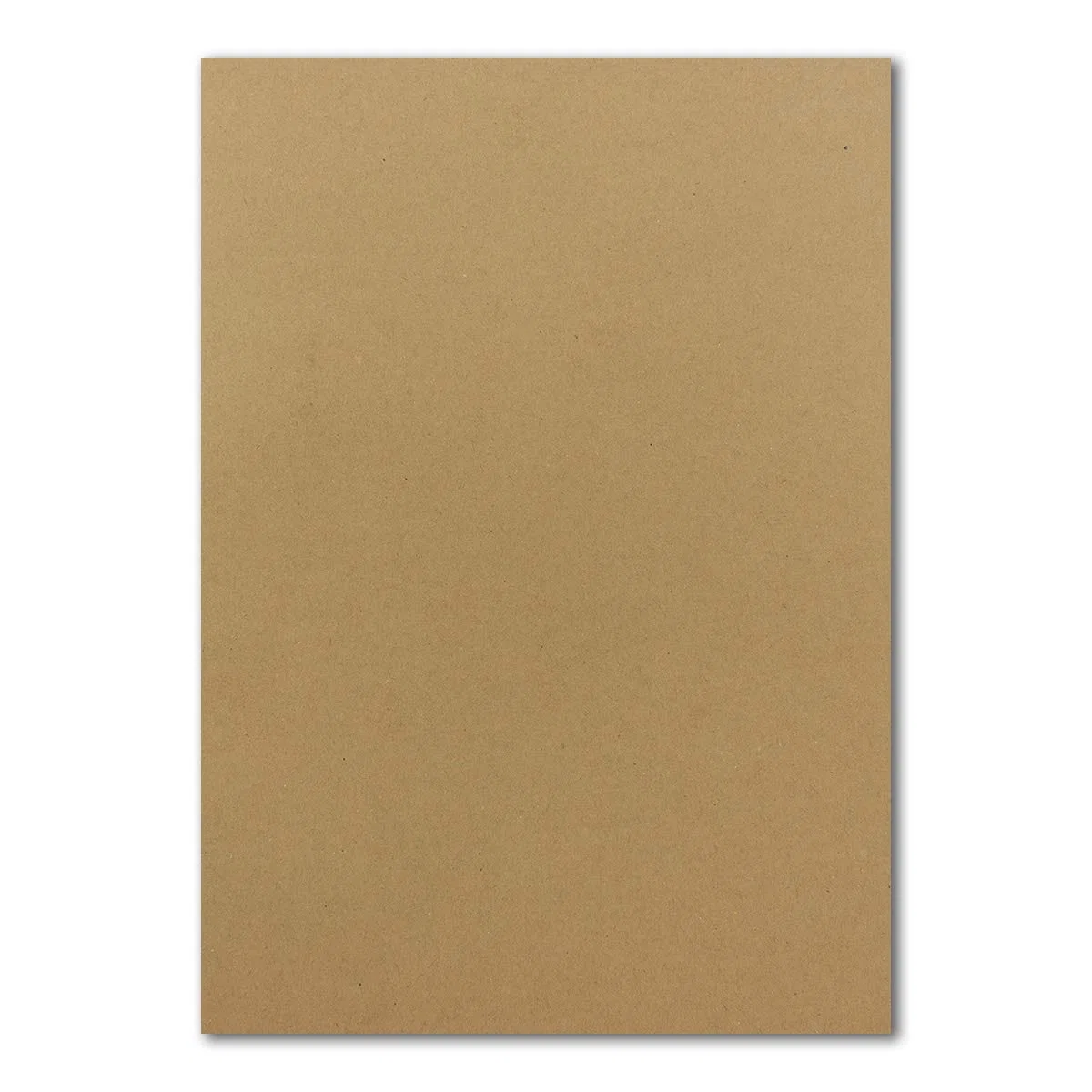 FarbenFroh by GUSTAV NEUSER - 300 juegos de papel de carta DIN A4 con sobres DIN largos, cierre adhesivo - Papel de estraza marrón - Papel para escribir reciclado con sobres - FarbenFroh by GUSTAV