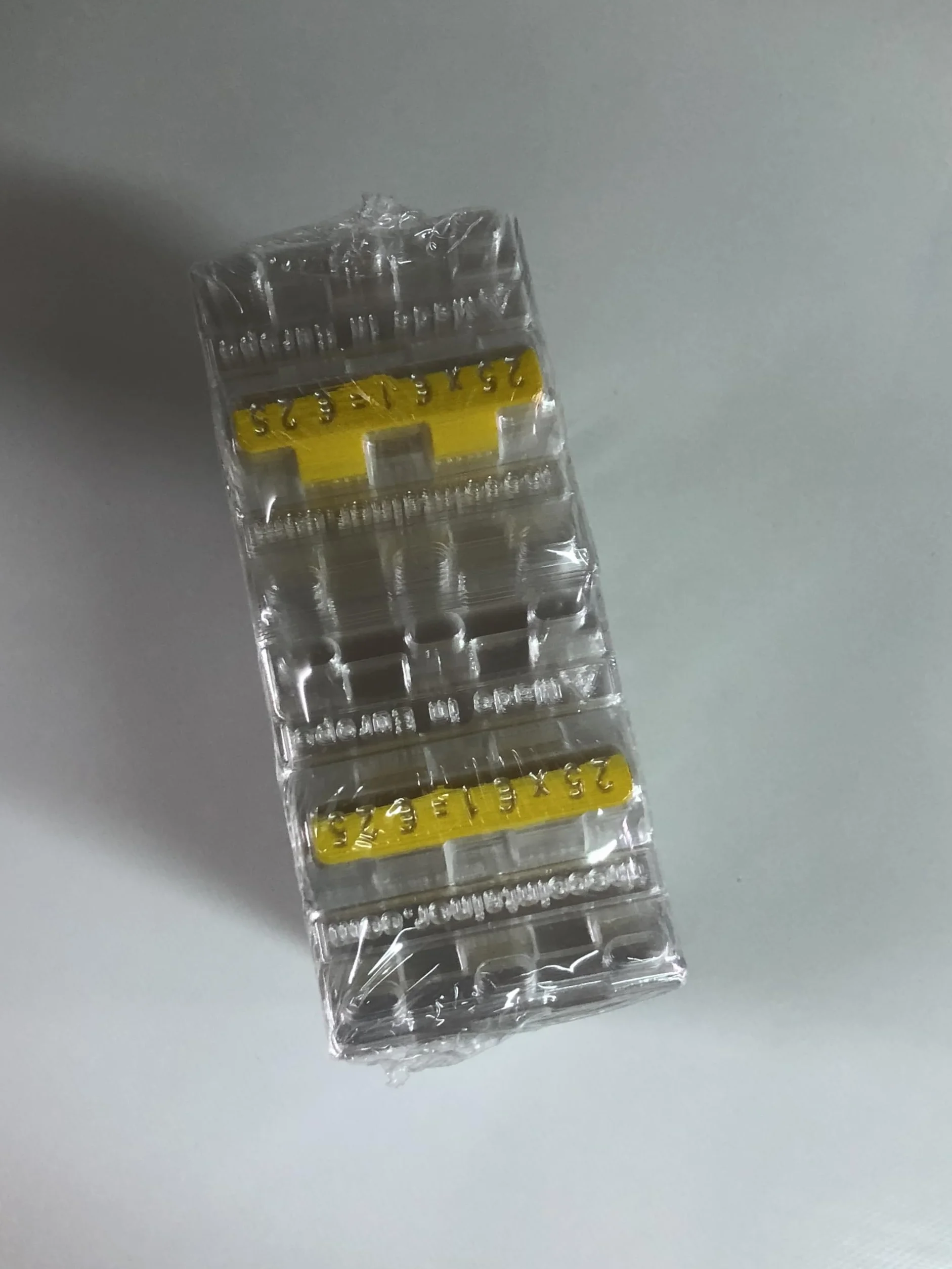 Cartuchos plástico 2000 blisters 20 packs