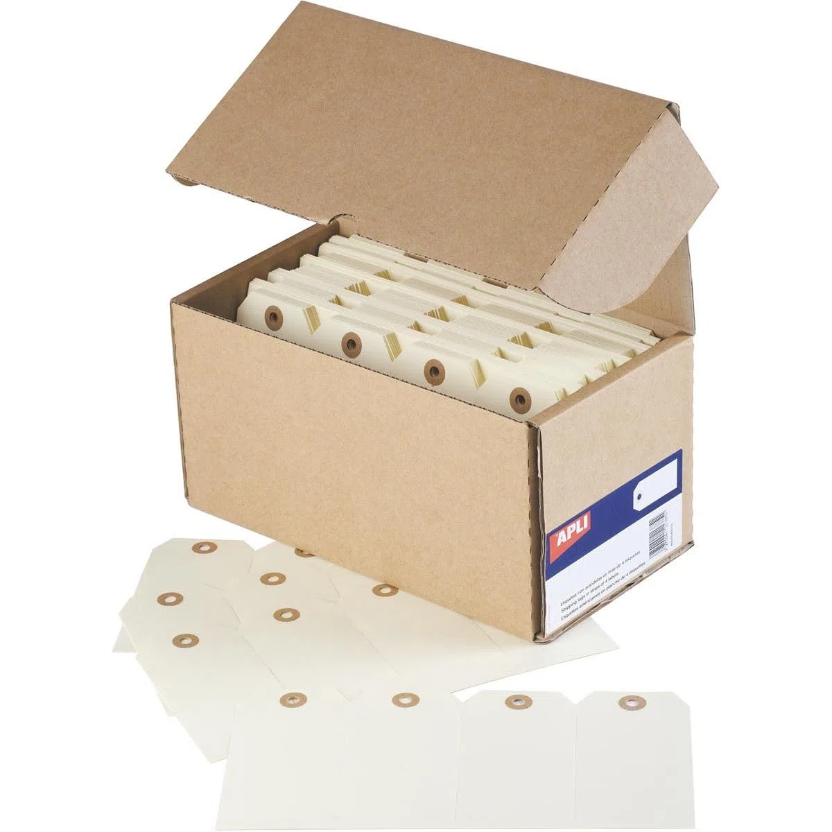 APLI 121375 - Etiquetas con arandela 120 x 57 mm 1.000 u.