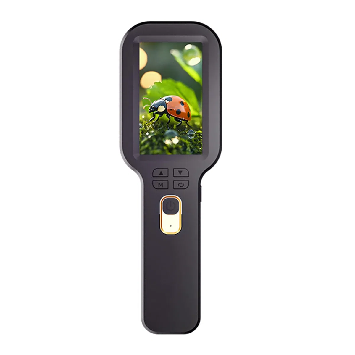 Microscopio digital apto para ancianos, pantalla de 3 pulgadas, 12 MP, lupa de mano con luz LED integrada, lupa de arqueología inalámbrica