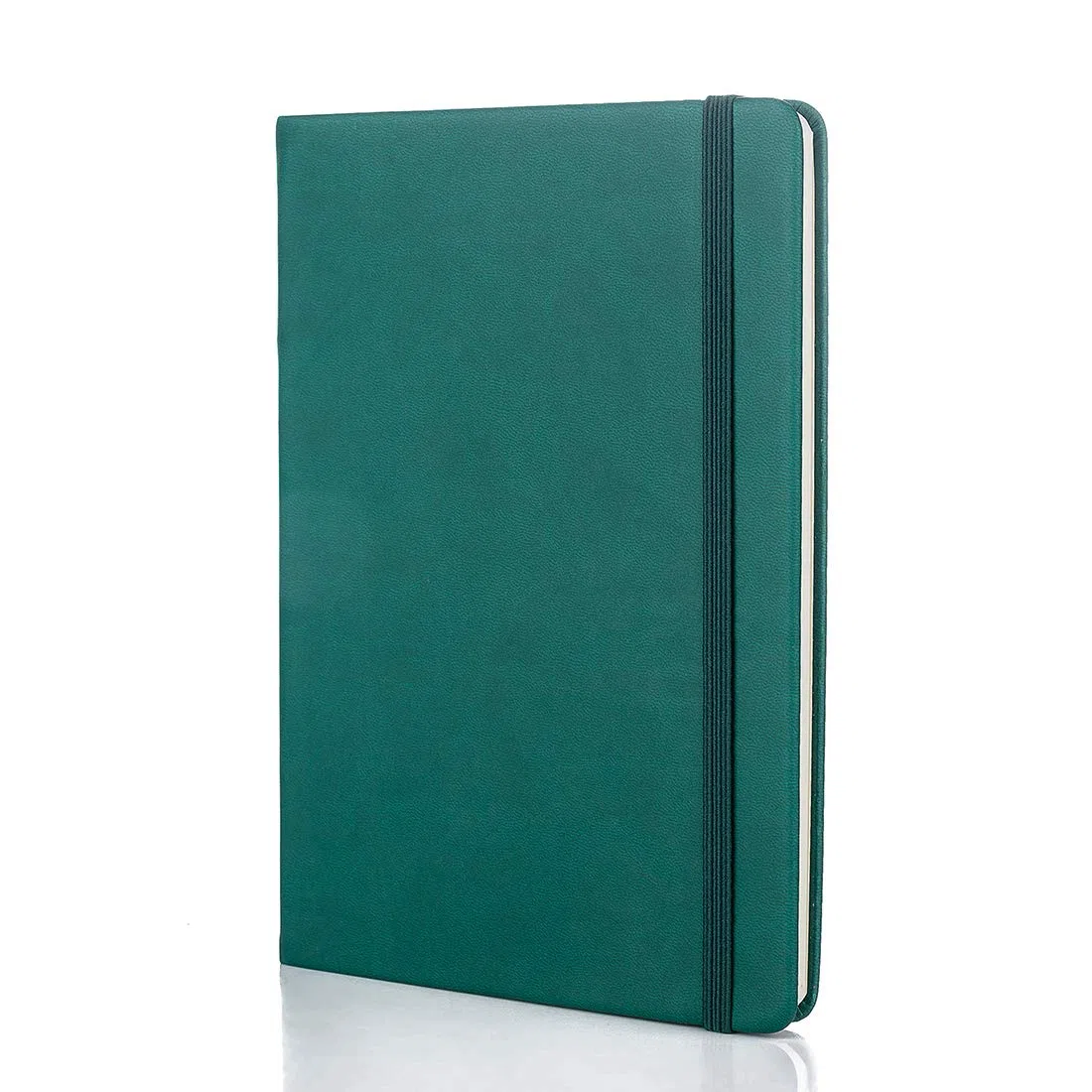 Guissi Cuaderno clásico de cuadrícula de puntos, tapa dura, A5, papel grueso de 80 g/m², sin ácidos, con bolsillo interior fino, piel sintética, suministros escolares de oficina, 144 páginas diseñadas