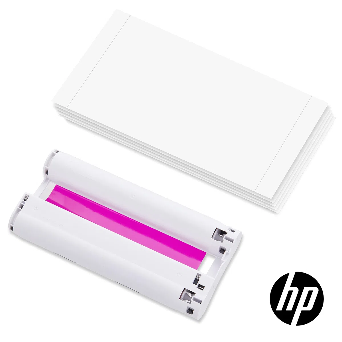HP Sprocket Studio Plus de 4x6” Papel fotográfico y cartuchos (incluye 108 hojas y 2 cartuchos) - Compatible SOLO con la impresora HP Sprocket Studio Plus