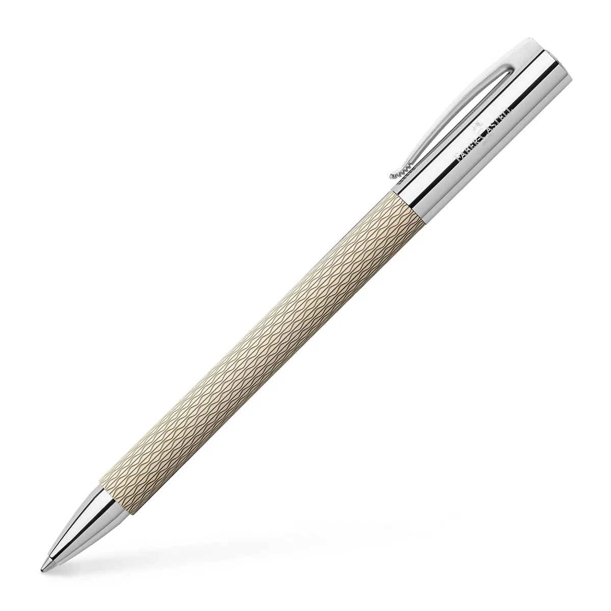 FABER-CASTELL Ambition OpArt 149616 Twist - Bolígrafo, color arena blanca