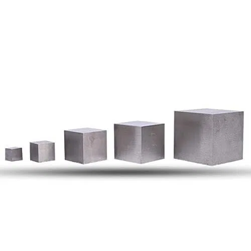 Cubo De Wolframio Puro 99,99%，Bloque Metálico De Alta Densidad 5-30mm，Colección De Elementos，Regalo DIY，Regalo Científico Creativo Para Profesores，Herramienta Educativa Científica(12x12x12mm)