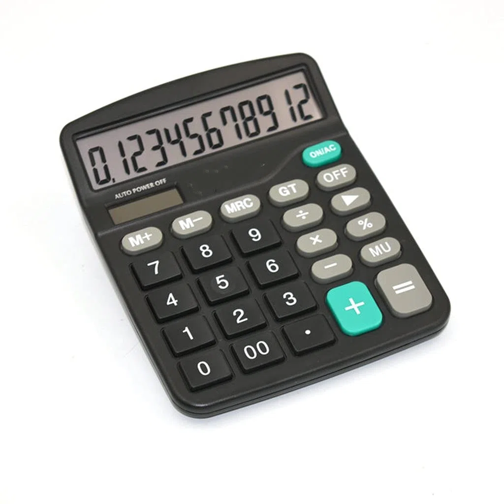 FMURY - Calculadoras electrónicas de escritorio de pantalla grande de 12 dígitos para el hogar, oficina, escuela, herramientas de contabilidad financiera