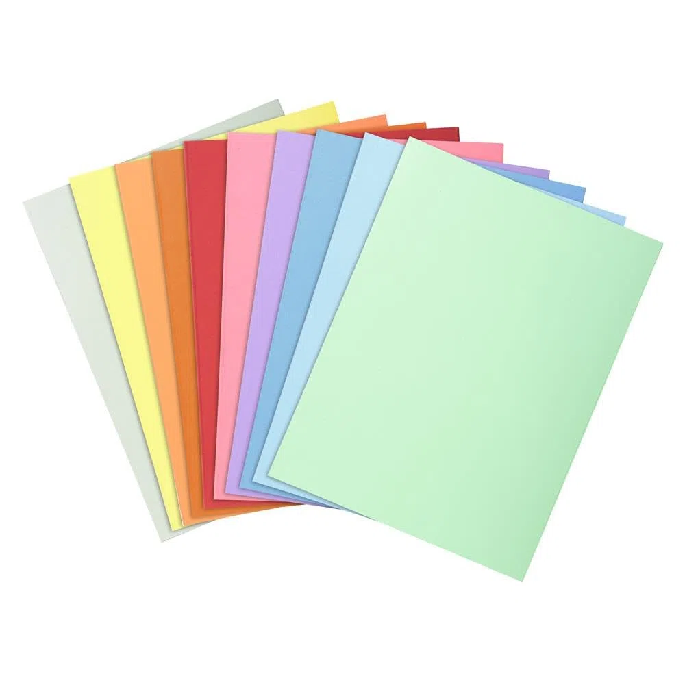 Exacompta 340000E - Lote de 100 Subcarpetas Super 180, Colores Surtidos