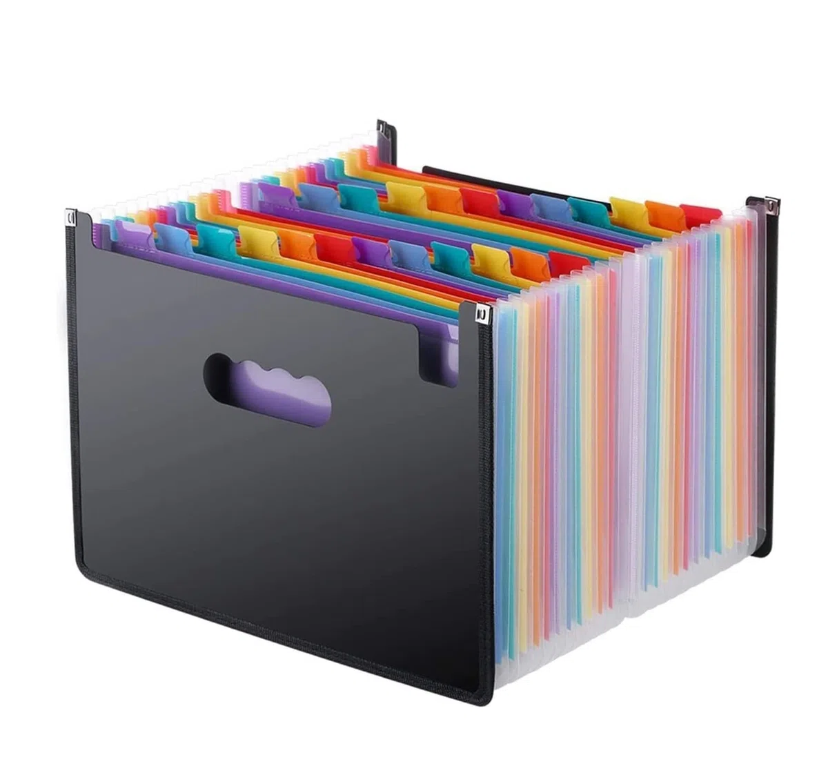 Carpetas para Archivo Carpeta De Archivos En Expansión Con 24 Bolsillos, Organizador A4, Archivo De Negocios Portátil, Suministros De Oficina, Soporte Para Documentos Documentos