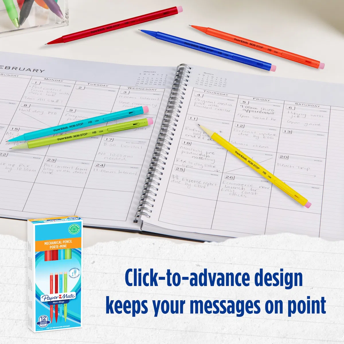 Sharpie Paper Mate Set de bolígrafos, rotuladores, subrayadores y mas | Suministros de papelería | Incluye rotuladores permanentes, portaminas y cinta correctora | 124 unidades