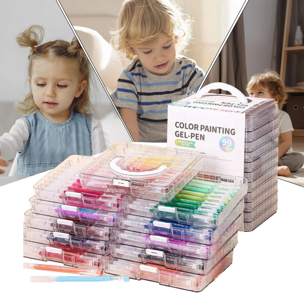 Bolígrafos de gel, secado rápido, punta fina, escritura fluida, bolígrafos de tinta de gel suministros de papelería | Para y adultos, dibujo, scrapbooking, colorear, tarjetas de felicitación