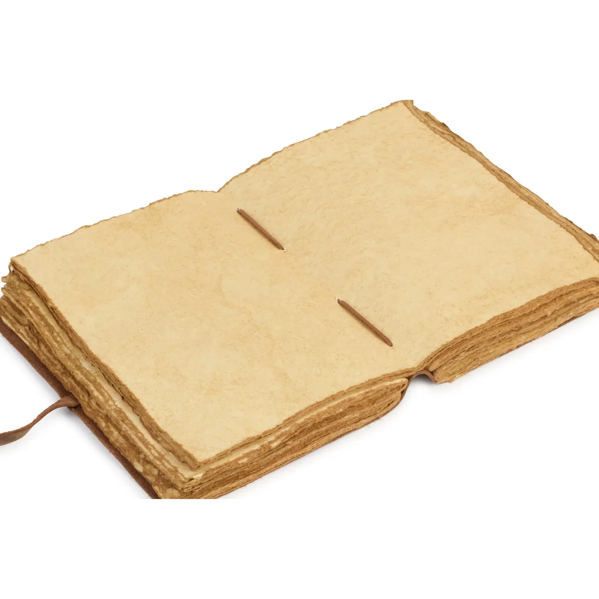 Cuaderno para Viajes de Cuero con Hojas de Acacia y Papel de Algodón Artesanal, Libreta Vintage Elegante ideal para Escribir Notas y Diario Personal 21x16 cm