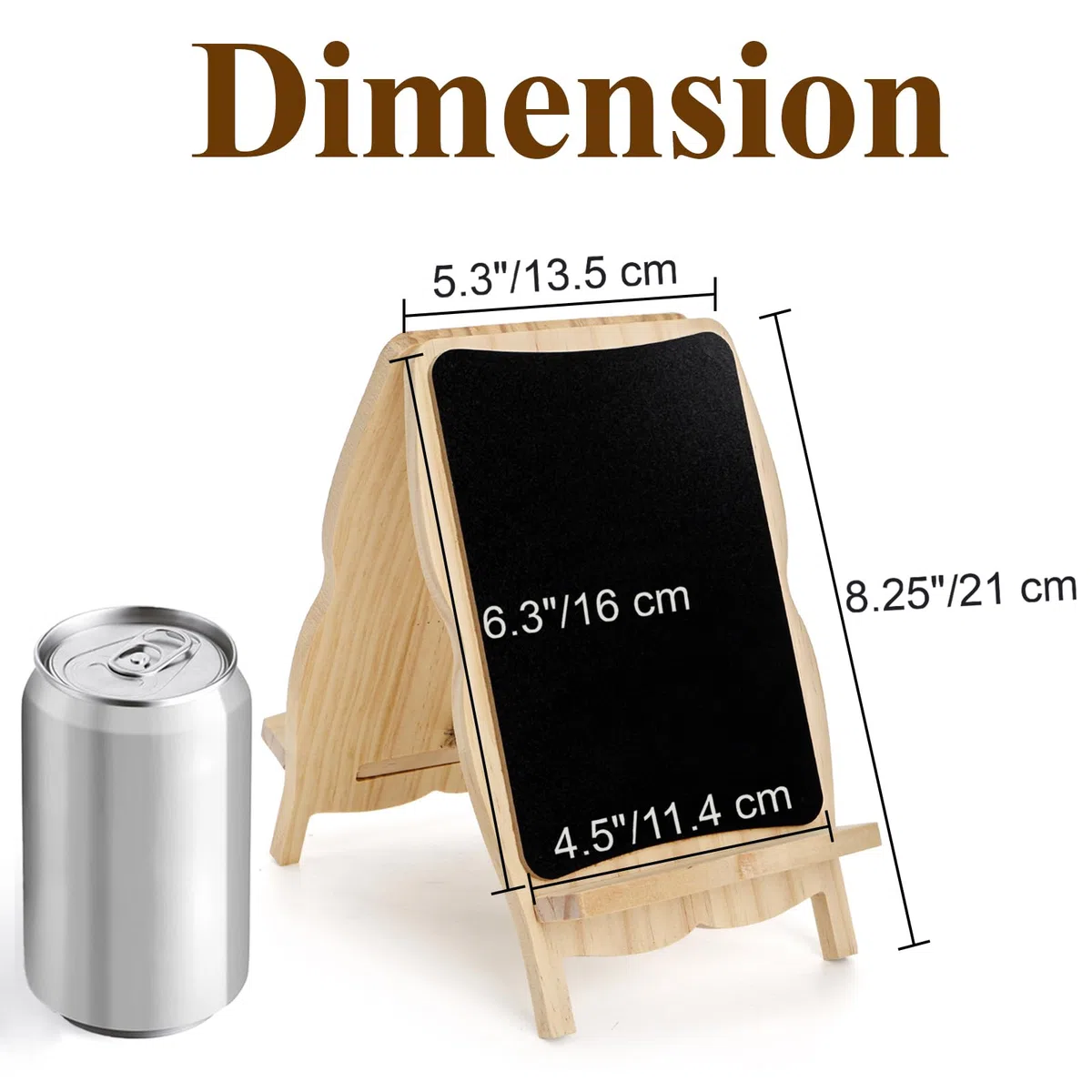 Tosnail Paquete de 2 letreros pequeños enmarcados de pizarra, pizarra de tiza de doble cara, tableros de anuncios decorativos, pizarra de madera rústica, tablero de menú pequeño para el hogar, cocina