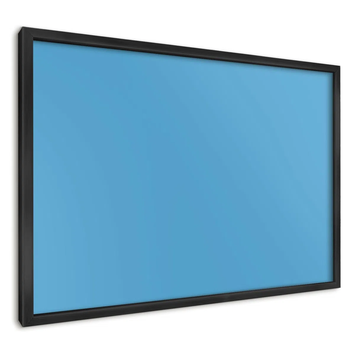 Panel Magnético Informativo 60x40 cm | con Marco Negro | Aguas Azules | Montaje Fácil | Pizarra de Pared | Para Restaurante y Bar | Expositor para Menú, Ofertas del Día