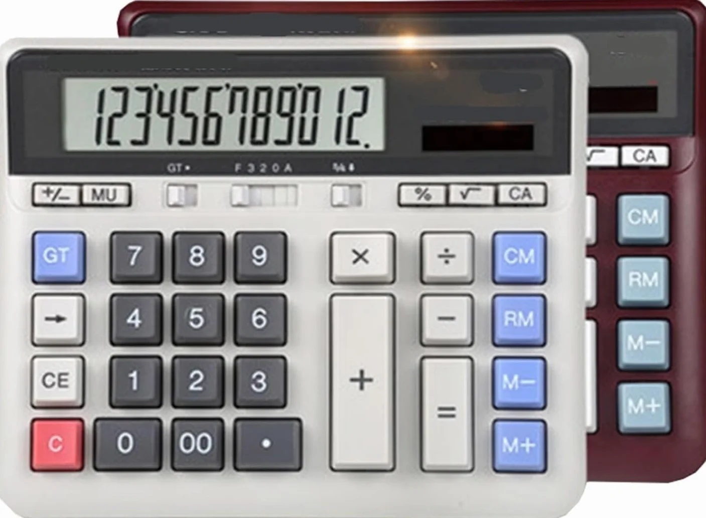 Calculadoras de Negocios Oficina Escritorio Grandes Especiales Contabilidad financiera Banco Botones ，Calculadora(Red)