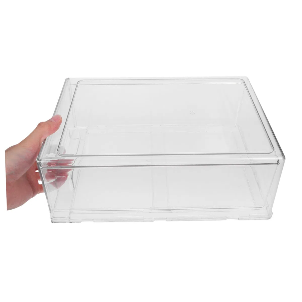 DOITOOL Organizador Apilable con Transparentes Caja Acrílica Resistente de Gran Capacidad para Maquillaje Joyería Papelería y Baño para Tocador y Oficina