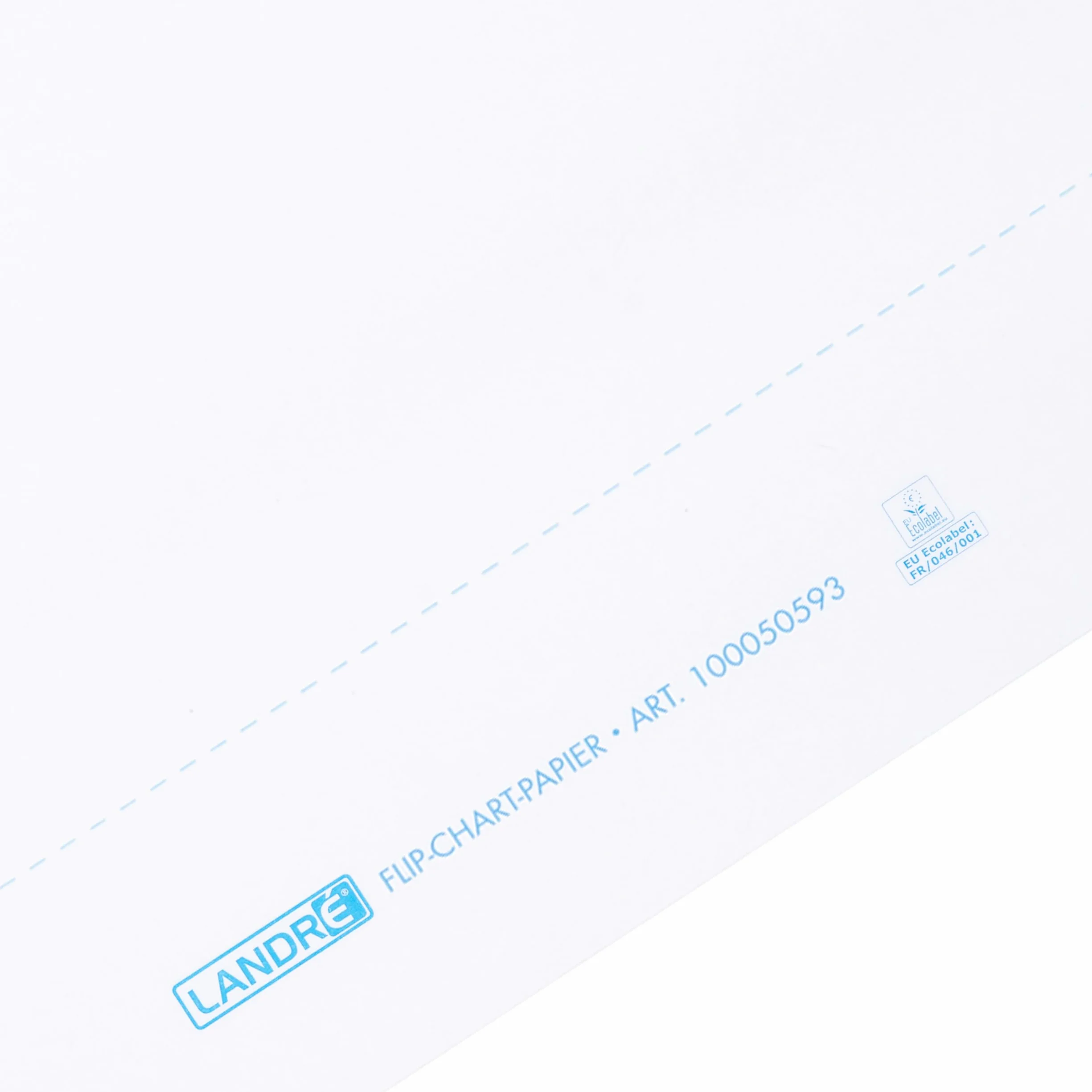 LANDRE Papel de rotafolio reciclado, blanco, 20 hojas, 6 perforaciones, 5 unidades