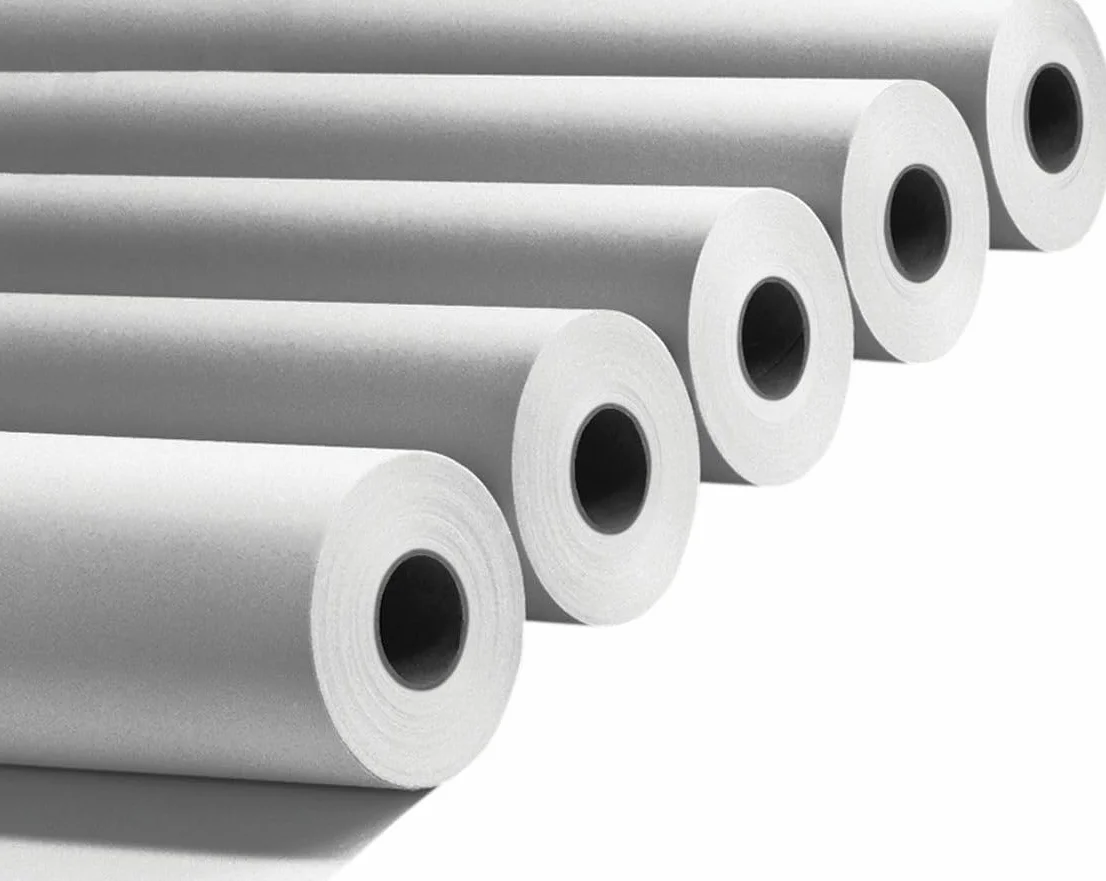 Q - Connect - Papel para plotter (4 unidades, 610 mm x 50 m, 90 g/m²)