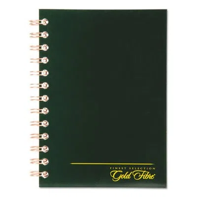 Oro Fibra Notebook Personal, Colegio regla, 5 x 7, Classic verde, 100 hojas, se vende como 1 cada