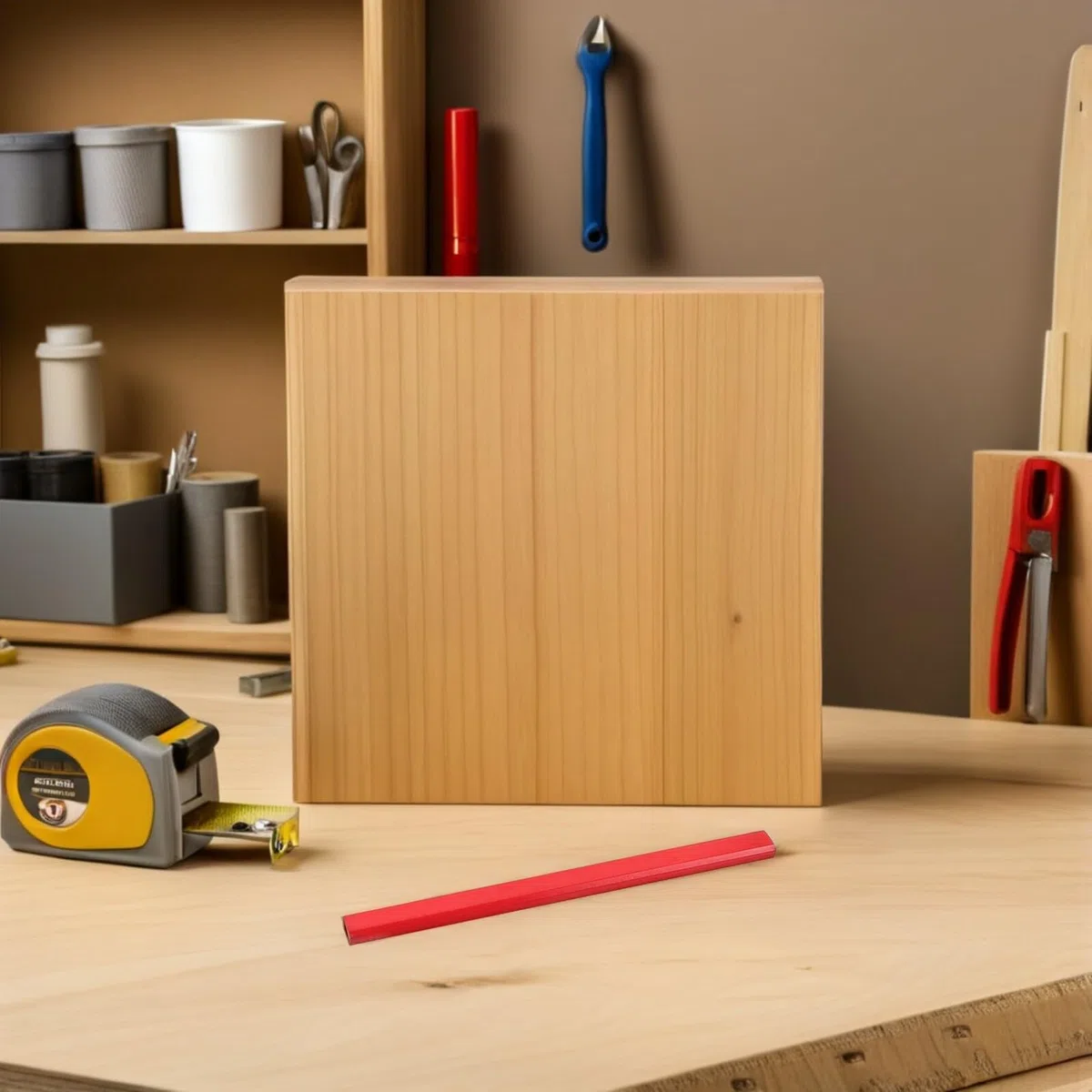 Lápices de Carpintero Rojos Octogonales 144 Piezas de Madera | Hb, Línea de Precisión, para Carpintería y Construcción, Diseño Ergonómico Antideslizante