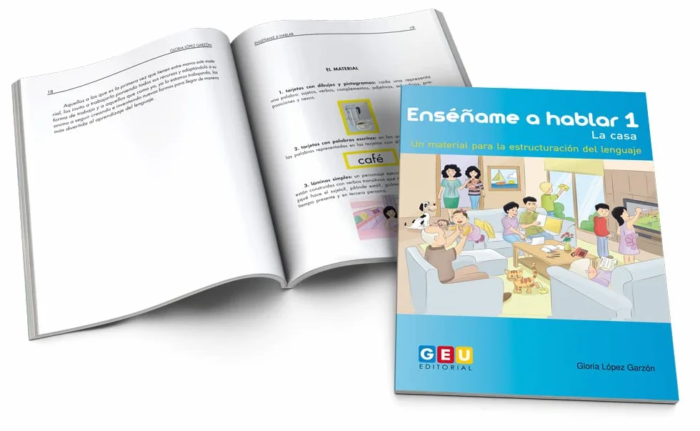 Enséñame a hablar / Editorial GEU / Aprendizaje del lenguaje / Mejora la comprensión / Con tarjetas ilustradas