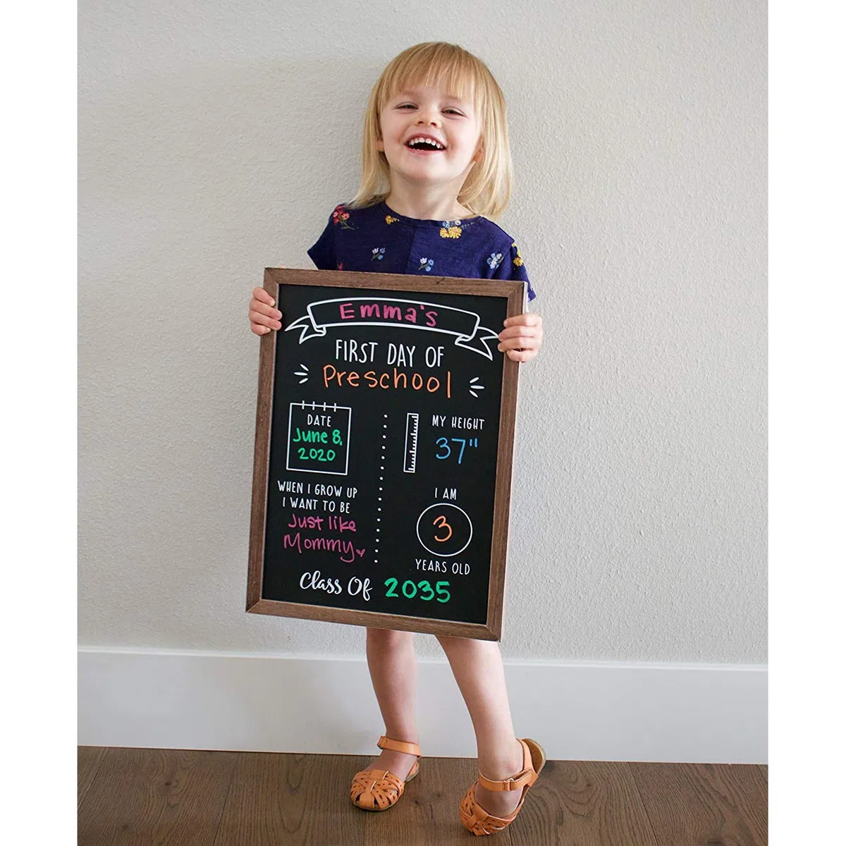 LNNW Creative Blackboard Colgando Mensaje Tablero de doble cara Decorativo Boletín Tablero Hogar tienda Restaurante Handcration Publicidad Tablero Graffiti Tablero para Mesa, para Decoración de Bodas,