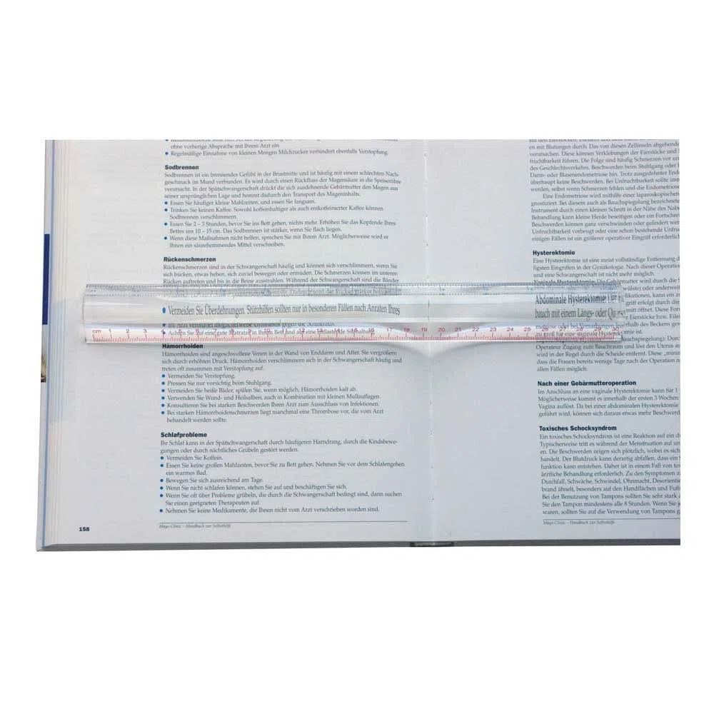 Behrend - Lupa de lectura (2 aumentos, 30 x 3,5 cm)