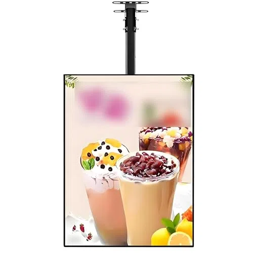 Caja de luz LED para menú, tablero de menús 3D retroiluminado para restaurantes y cafeterías, cartelera horizontal montada en la pared
