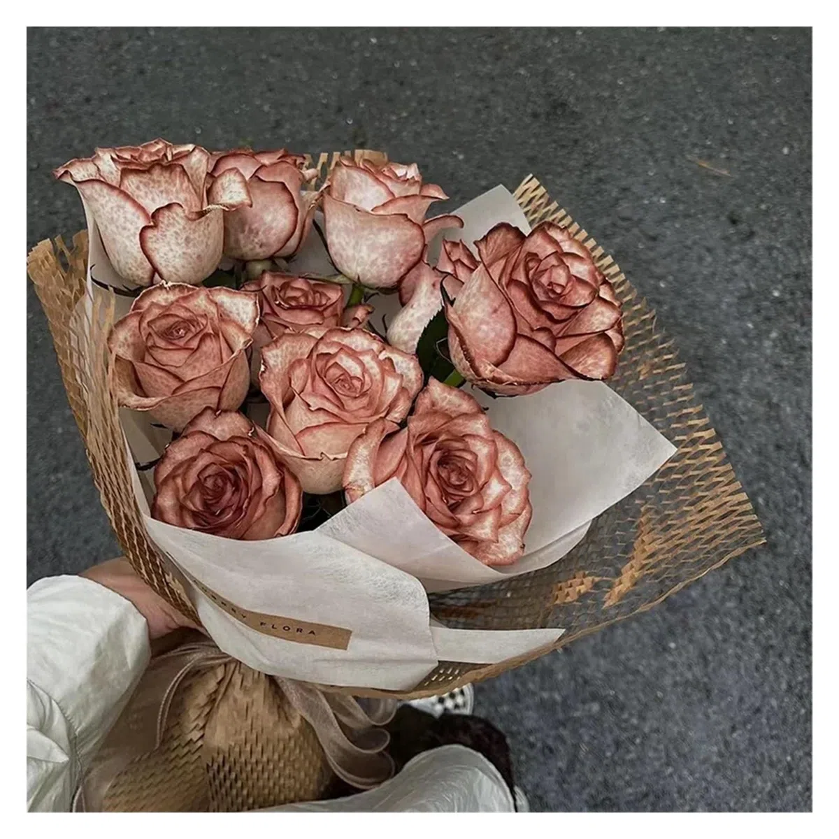Bouquet Wrapping Material Rosa Flor Papel de Regal Papel de embalaje de flores de panal, envoltura acolchada, Material de embalaje ecológico, protección for envolver, lo mejor for empaquetar regalos
