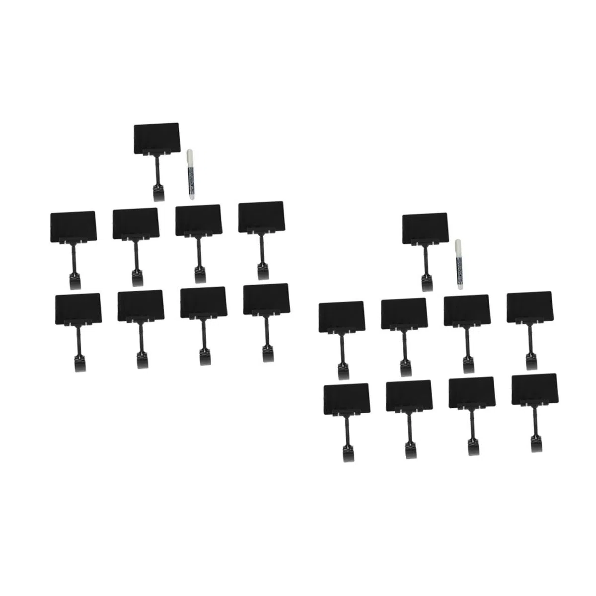LALAFINA 18piezas Soporte De Carteles De Precio Clips Para Exhibición De Precios Supermercados y Tiendas