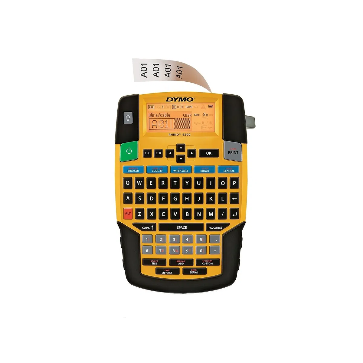 DYMO Rhino 4200 - Herramienta de etiquetado Industrial QWERTY Keyb