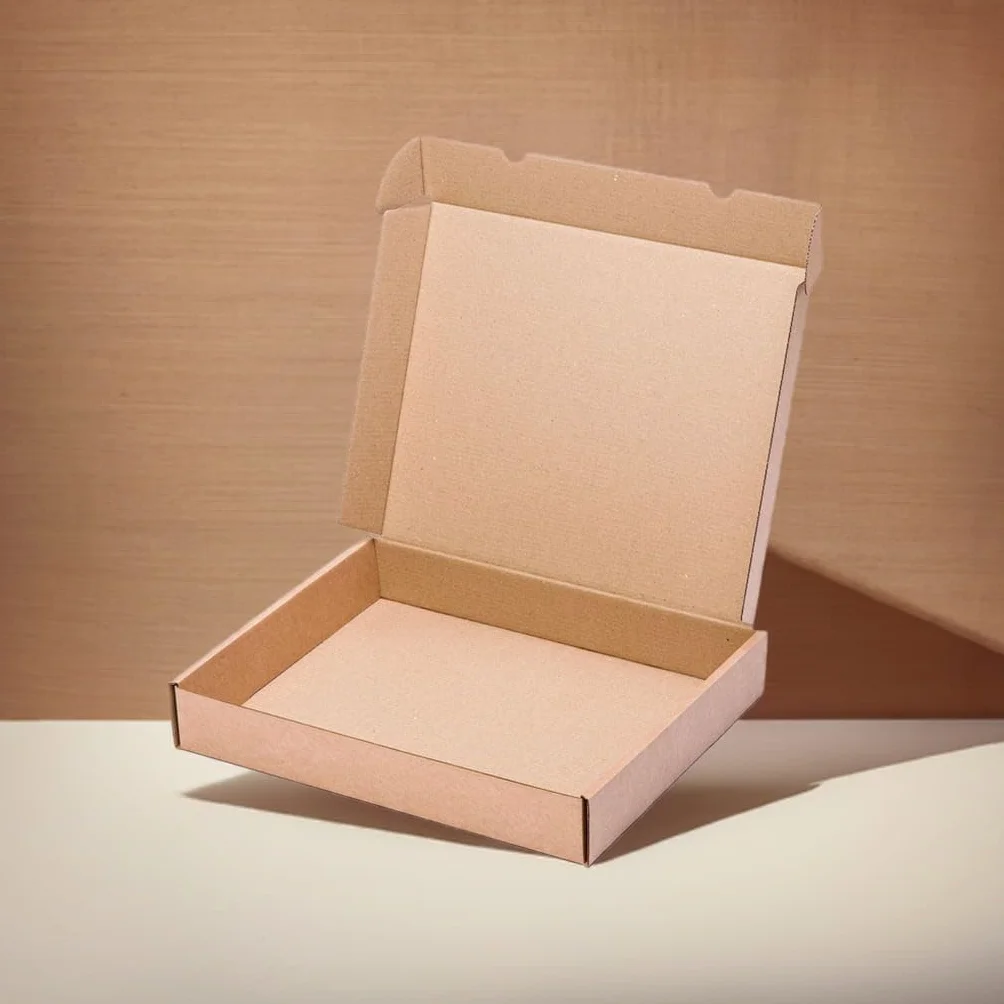 TELECAJAS 25 Cajas Postal Automontable 43x35x7 cm Cartón Kraft con Tapa Robusta