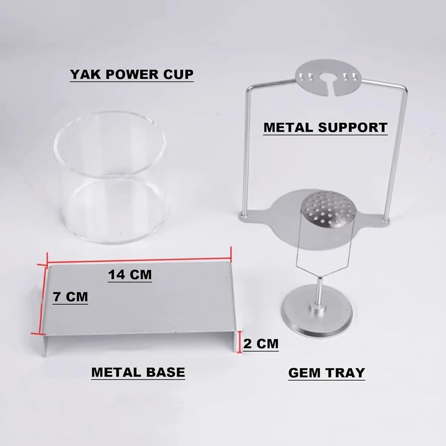 Medidor de densidad de piedras preciosas, kit de determinación de densidad con taza acrílica y soporte de metal, para investigación de laboratorio de medición de gravedad específica