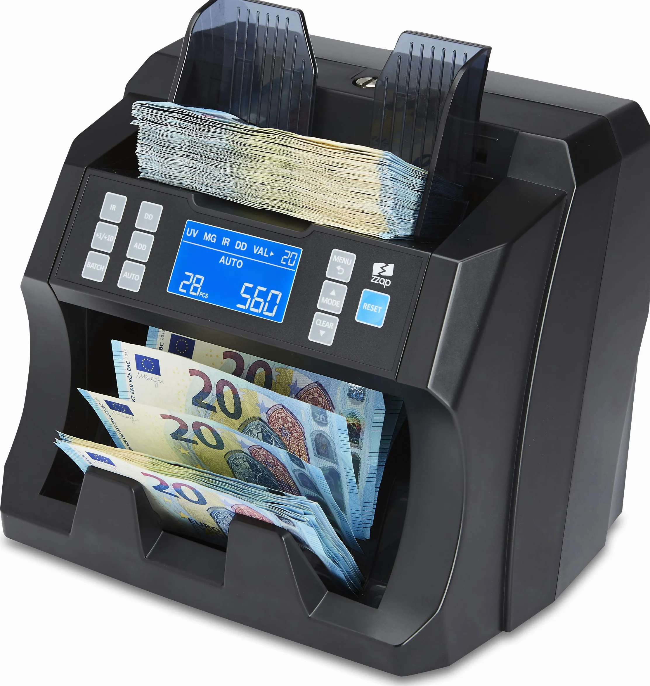 ZZap NC25 Contadora de billetes y detector de falsificaciones