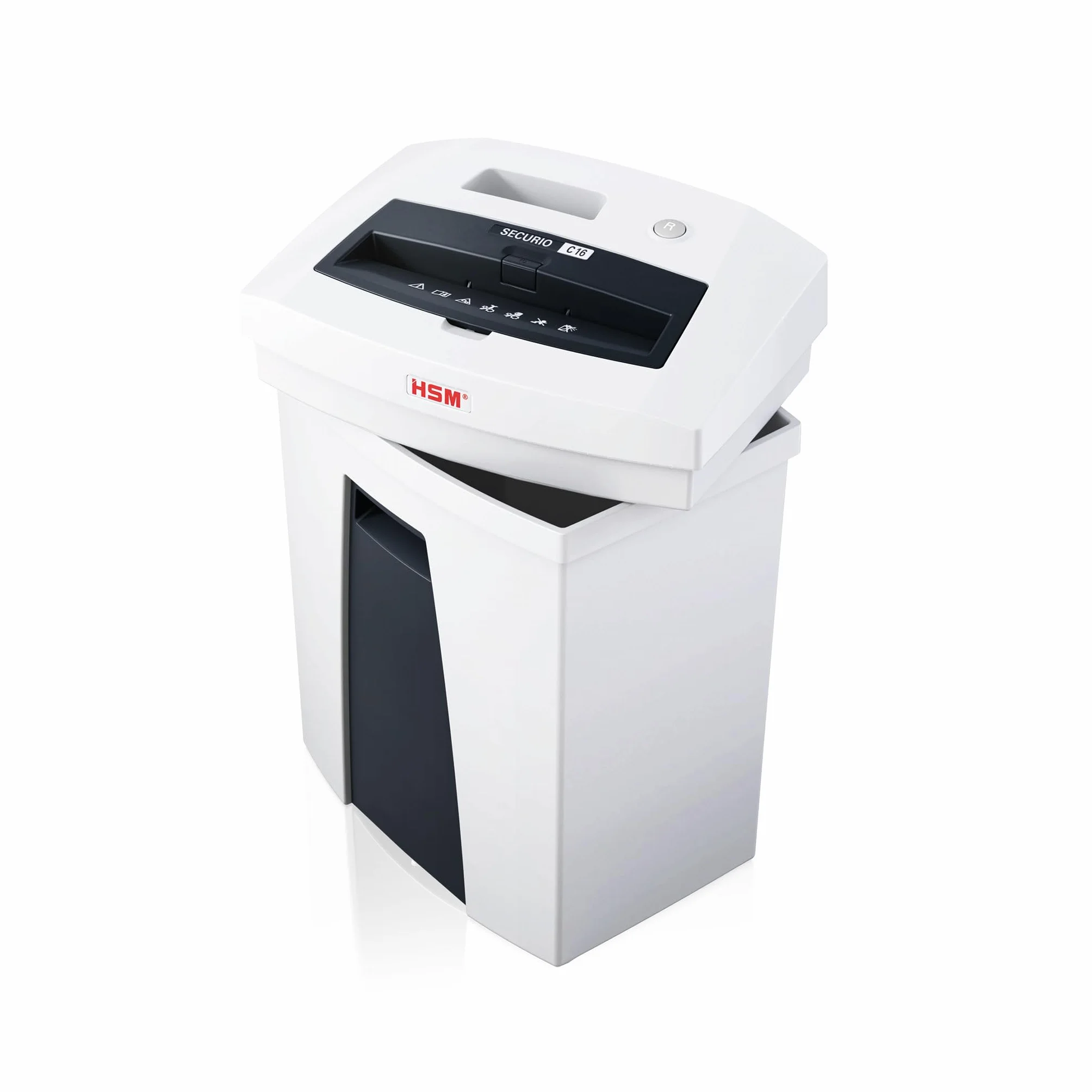 HSM SECURIO C16 4x25 mm - Destructora de documentos, nivel de seguridad 4, 7 hojas (corte de partícula)