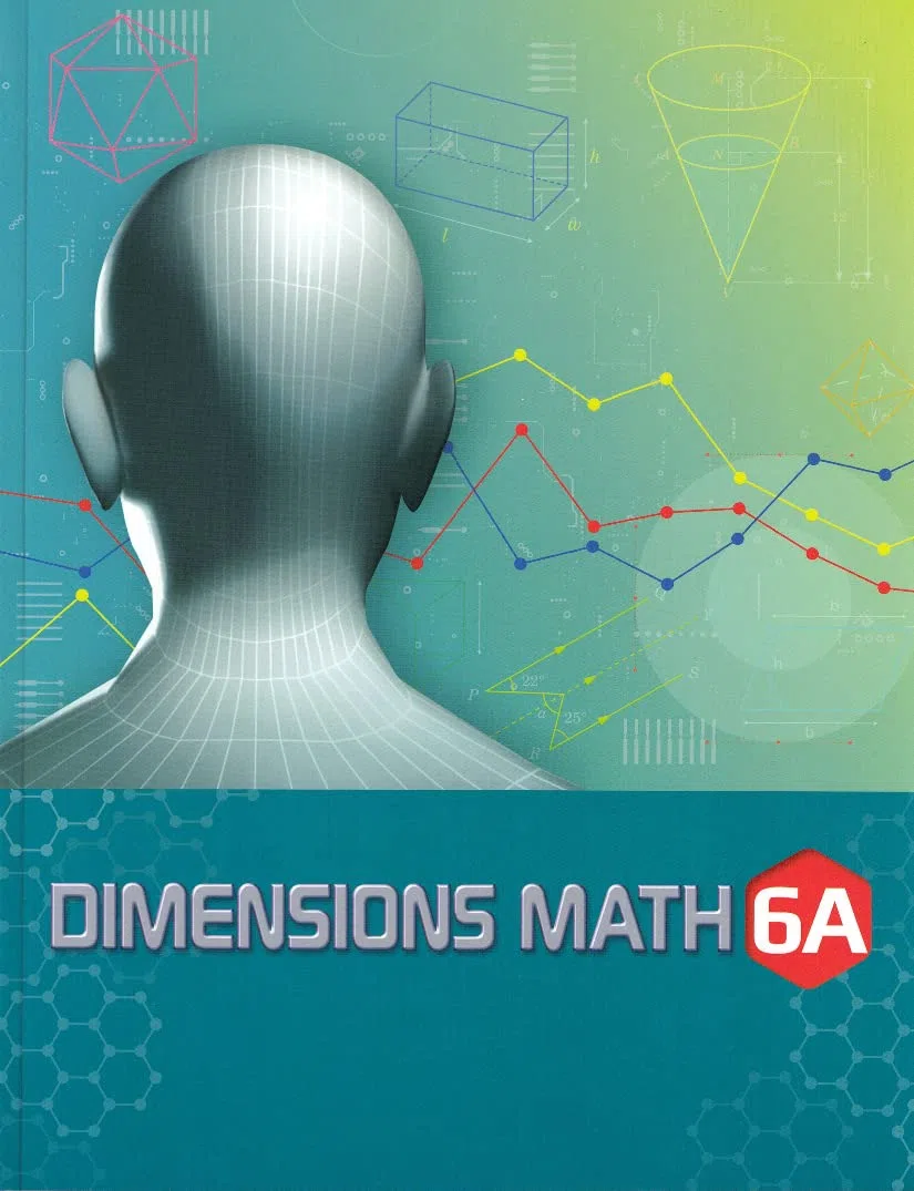 Libro de texto de matemáticas dimensiones 6A