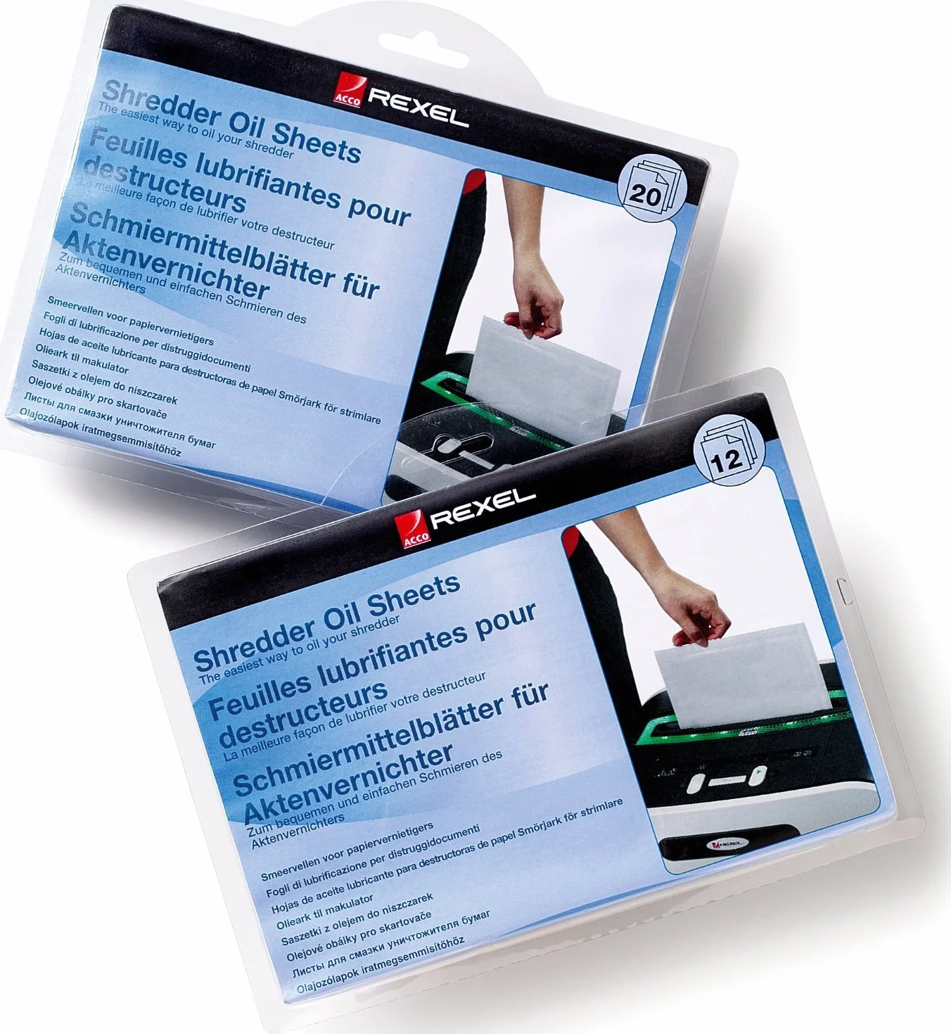 REXEL 2101949 - Pack de 20 hojas lubricantes REXEL