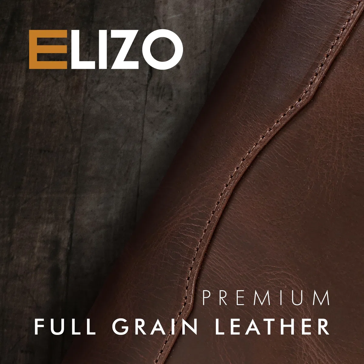 ELIZO Portafolio de cuero A5 para cuaderno A5, carpeta para planificador, carpeta pequeña para hombres, negocios, trabajo, organizador (Buff)