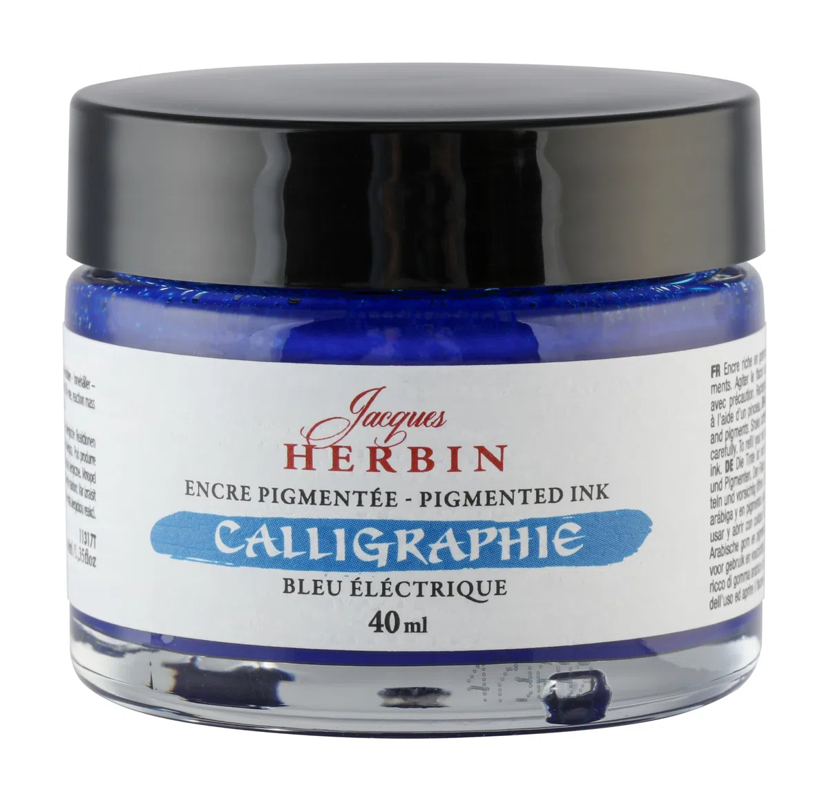 Jacques Herbin 11317T - Tinta de caligrafía (40 ml), color azul eléctrico
