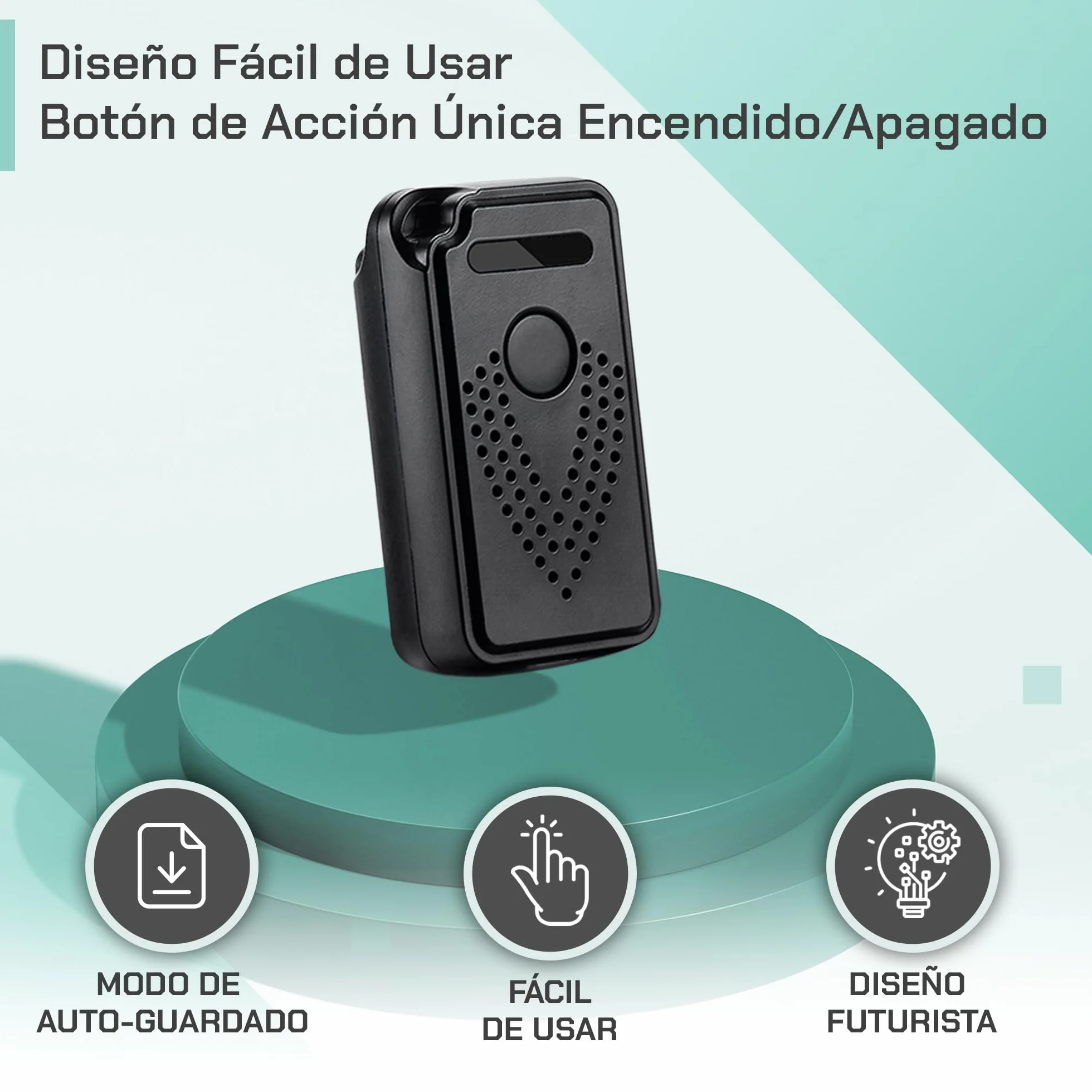 Grabadora de Voz Digital Profesional activada a través de Internet-WiFi | FlyRec | Control Ilimitado de Distancia para lecciones y Notas de Voz – Grabadora de Audio con aplicación Inteligente