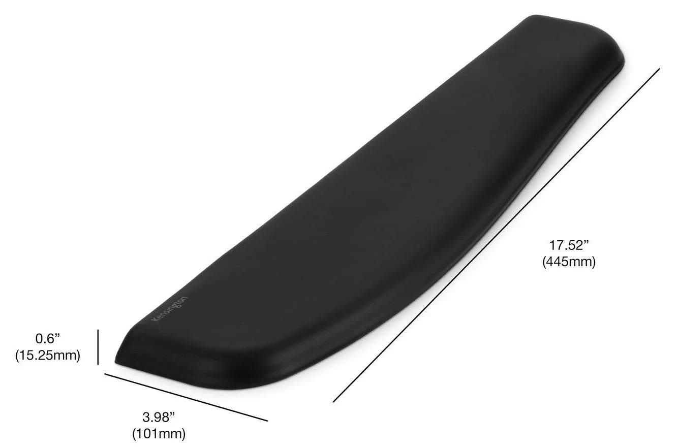 Kensington K52799WW - Reposamuñecas Ergosoft para teclados estándar Color Negro