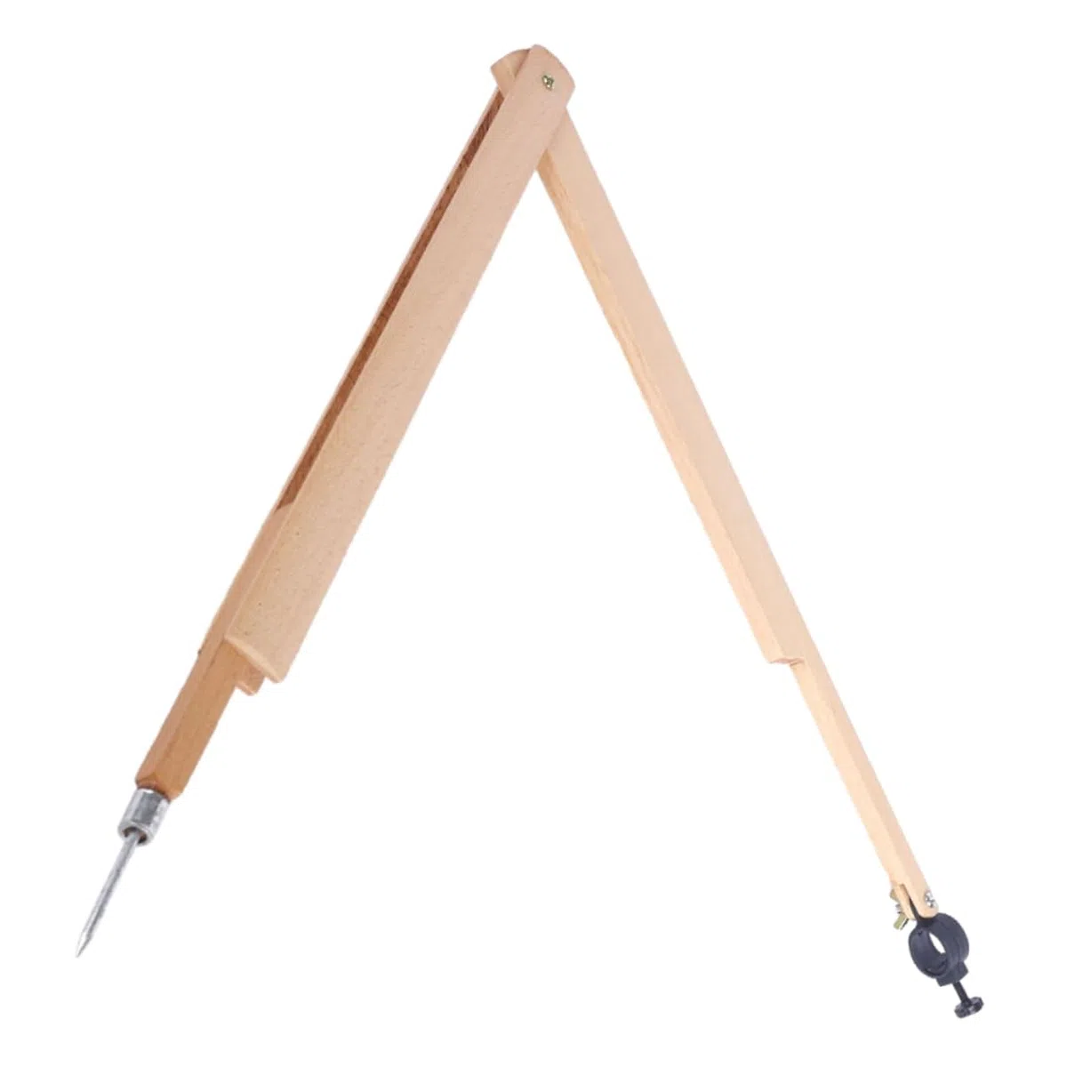 Operitacx 3 Piezas Compás de Madera para Geometría Escolar Herramienta de Enseñanza para Matemáticas y Física para Profesores Aula Diseño de Precisión Herramienta Didáctica para Dibujo y
