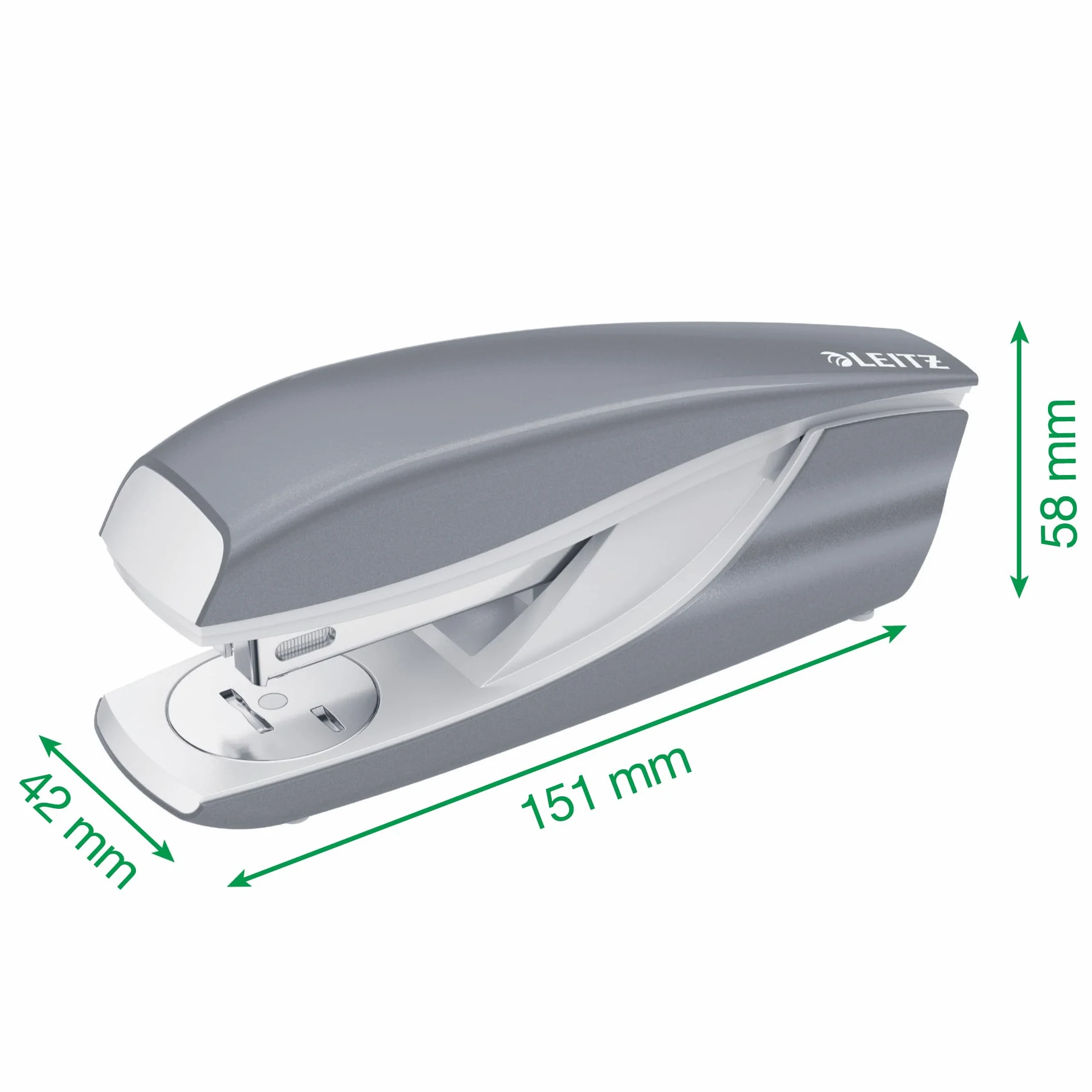 Leitz 55021001 NeXXt WOW - Grapadora (metal, capacidad: 30 hojas), color blanco