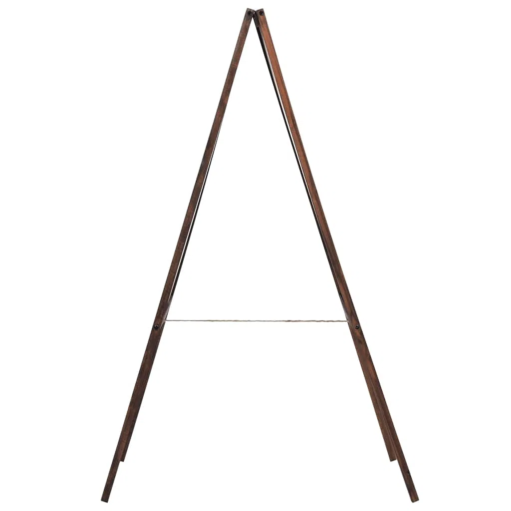 Pizarra de doble cara con caballete de madera de cedro, 60 x 80 cm, pizarra negra de tiza con caballete, se puede escribir con tiza y rotuladores de tiza, para bares, restaurantes locales